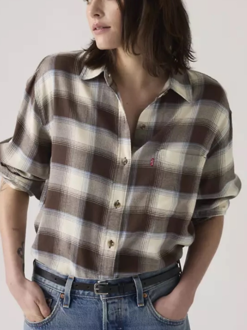 NWT Levi's Lucas Flannel Shirt, XS